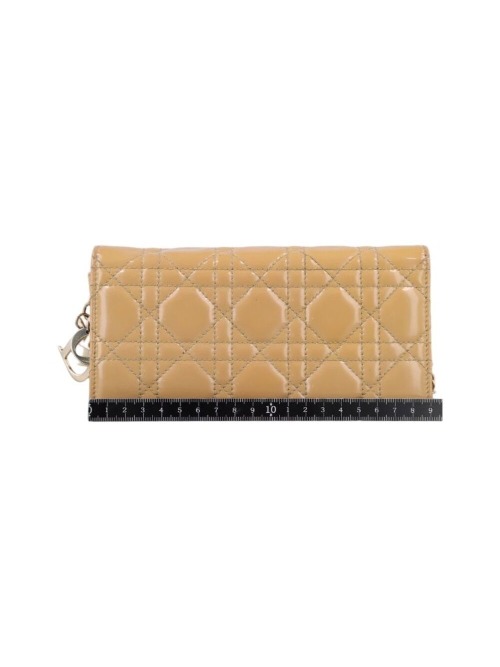 ★SOLD★ Dior Lady Cannage Beige Patent Handbag - Picture 2 of 15